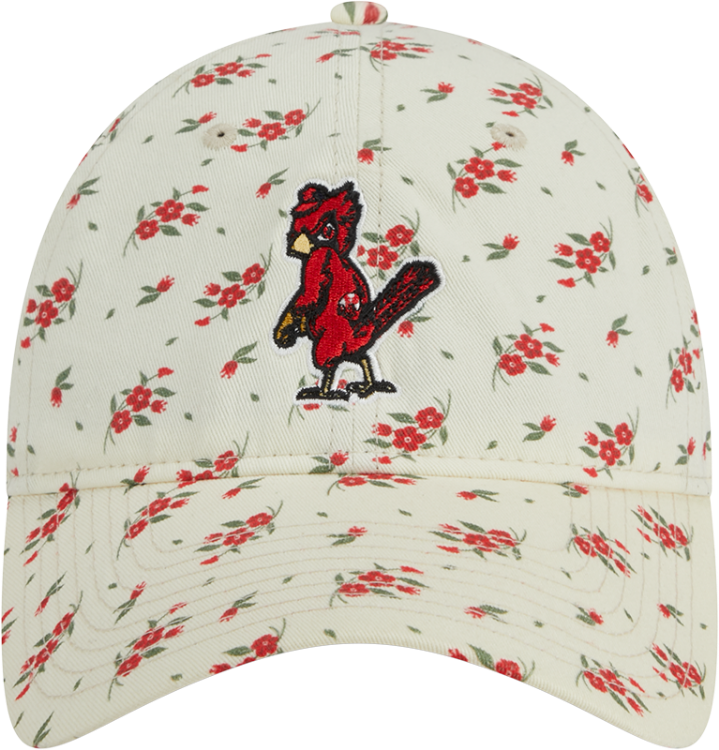 Picture of St. Louis Cardinals New Era Women's Bloom 9TWENTY Adjustable Hat - White