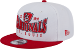 Picture of St. Louis Cardinals New Era Crest 9FIFTY Snapback Hat - White/Red