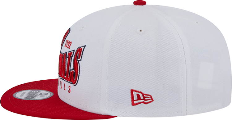 St. Louis Cardinals New Era Crest 9FIFTY Snapback Hat - White/Red detail view