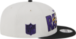 Picture of Men's Baltimore Ravens New Era Stone/Black 2023 NFL Draft 9FIFTY Snapback Adjustable Hat