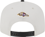 Picture of Men's Baltimore Ravens New Era Stone/Black 2023 NFL Draft 9FIFTY Snapback Adjustable Hat