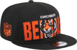 Picture of Men's Cincinnati Bengals New Era Black 2023 NFL Draft 9FIFTY Snapback Adjustable Hat