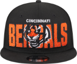 Picture of Men's Cincinnati Bengals New Era Black 2023 NFL Draft 9FIFTY Snapback Adjustable Hat