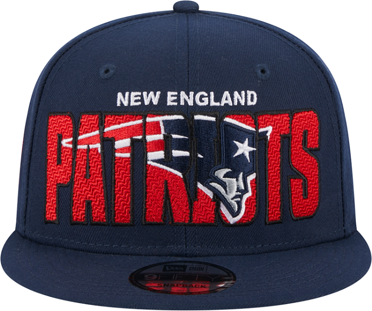 Picture of Men's New England Patriots New Era Navy 2023 NFL Draft 9FIFTY Snapback Adjustable Hat