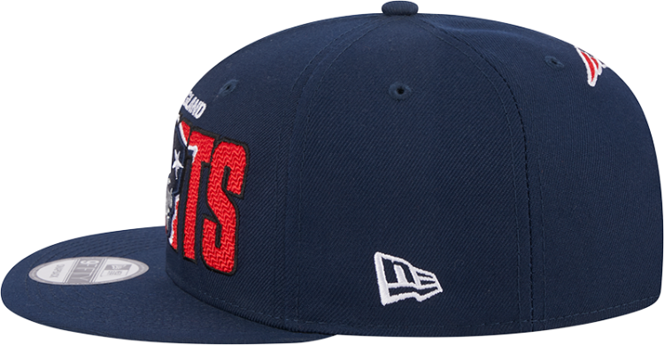 Picture of Men's New England Patriots New Era Navy 2023 NFL Draft 9FIFTY Snapback Adjustable Hat