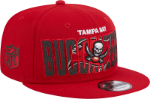 Picture of Men's Tampa Bay Buccaneers New Era Red 2023 NFL Draft 9FIFTY Snapback Adjustable Hat