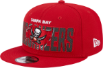 Picture of Men's Tampa Bay Buccaneers New Era Red 2023 NFL Draft 9FIFTY Snapback Adjustable Hat