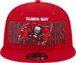 Picture of Men's Tampa Bay Buccaneers New Era Red 2023 NFL Draft 9FIFTY Snapback Adjustable Hat