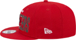 Picture of Men's Tampa Bay Buccaneers New Era Red 2023 NFL Draft 9FIFTY Snapback Adjustable Hat