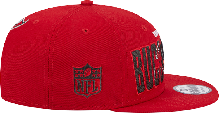 Men's Tampa Bay Buccaneers New Era Red 2023 NFL Draft 9FIFTY Snapback Adjustable Hat image 5