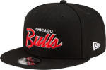 Picture of New Era Chicago Bulls Black Script 9Fifty Men's Snapback Hat
