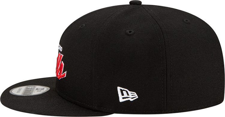 Picture of New Era Chicago Bulls Black Script 9Fifty Men's Snapback Hat