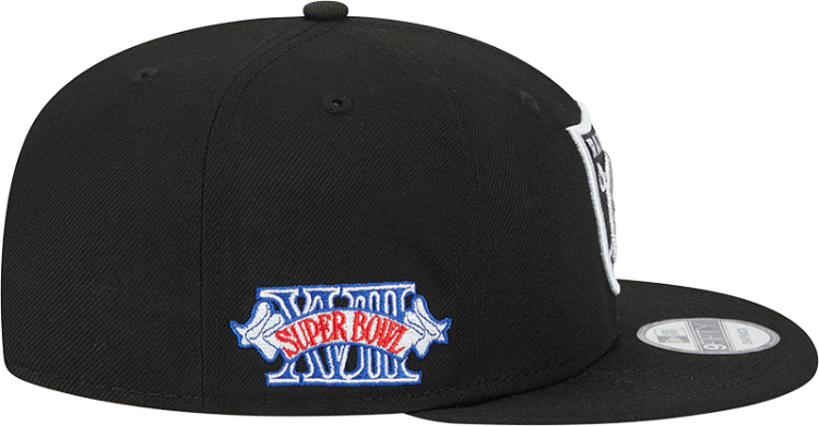 Picture of Las Vegas Raiders Men’s New Era NFL Super Bowl XVIII Patch 9Fifty Snapback Hat