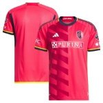Picture of Men's St. Louis City SC adidas Red 2023 CITY Kit Authentic Jersey