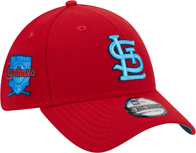 Picture of St. Louis Cardinals New Era 2023 MLB Father's Day 39THIRTY Flex Hat - Red