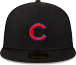 Picture of Chicago Cubs New Era Metallic Logo Pop Fitted 5950 Hat