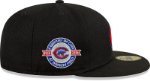 Picture of Chicago Cubs New Era Metallic Logo Pop Fitted 5950 Hat