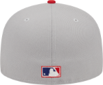 Picture of Men's St. Louis Cardinals New Era Gray Retro Jersey Script 59FIFTY Fitted Hat