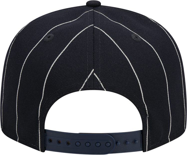 Men's New York Yankees New Era Navy 2009 World Series Clip Pinstripe 9FIFTY Snapback Hat image 6