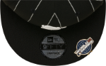 Picture of Men's Chicago White Sox New Era Black World Series Clip Pinstripe 9FIFTY Snapback Hat