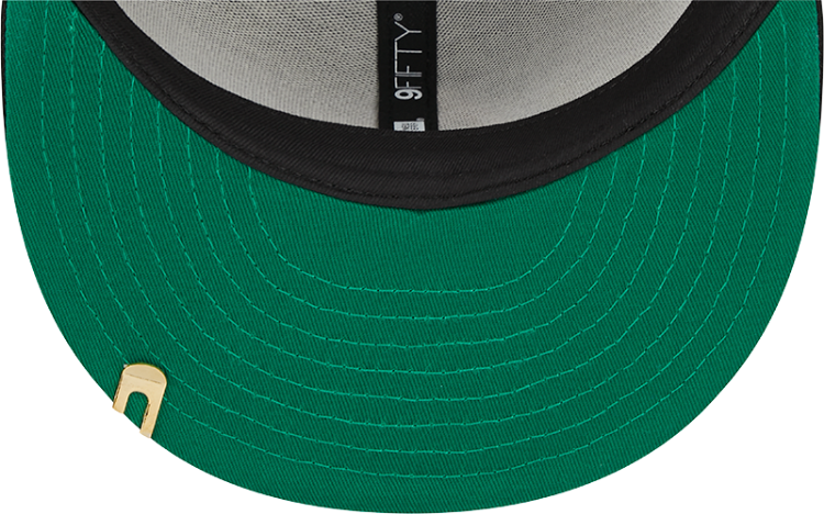 Men's Pittsburgh Pirates New Era Black World Series Clip Pinstripe 9FIFTY Snapback Hat image 8