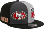 Men's San Francisco 49ers New Era Black/Gray 2023 Sideline 9FIFTY Snapback Hat