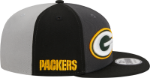 Men's Green Bay Packers New Era Black/Gray 2023 Sideline 9FIFTY Snapback Hat