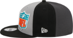 Men's Miami Dolphins New Era Black/Gray 2023 Sideline 9FIFTY Snapback Hat