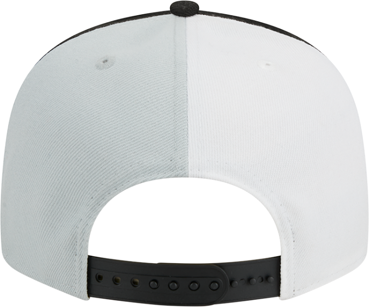 Men's Las Vegas Raiders New Era Black/Gray/White 2023 Sideline 9FIFTY Snapback Hat image 6