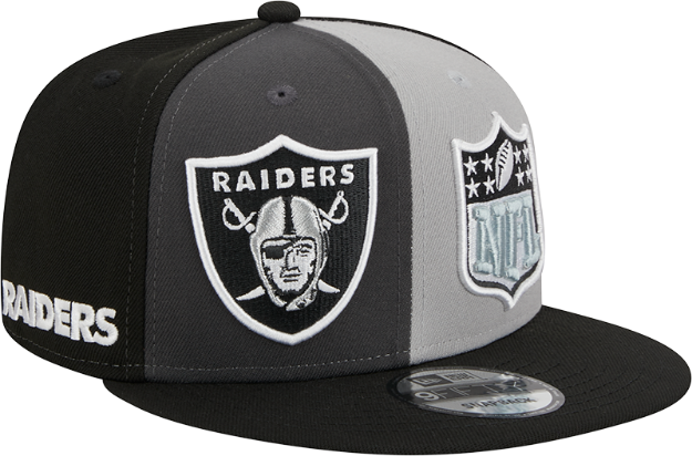 Men's Las Vegas Raiders New Era Gray City Describe 59FIFTY Fitted Hat