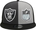 Men's Las Vegas Raiders New Era Black/Gray 2023 Sideline 9FIFTY CW Snapback Hat