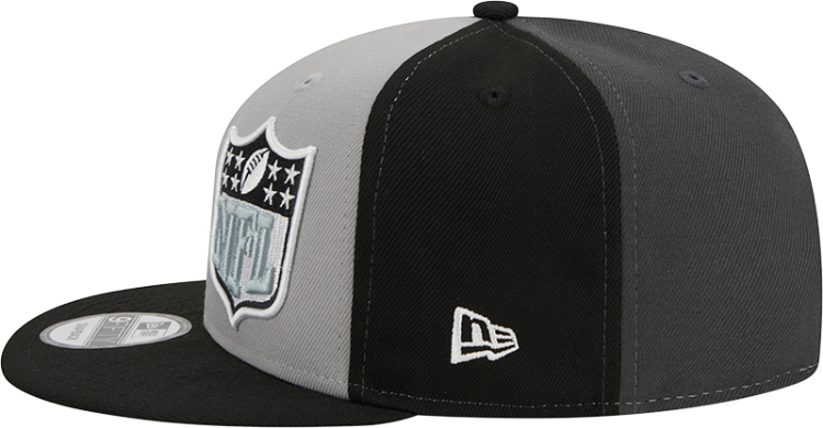 Men's Las Vegas Raiders New Era Black/Gray 2023 Sideline 9FIFTY CW Snapback Hat