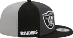 Men's Las Vegas Raiders New Era Black/Gray 2023 Sideline 9FIFTY CW Snapback Hat