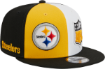 Youth Pittsburgh Steelers New Era 2023 Sideline 9FIFTY Snapback Hat