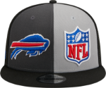 Men's Buffalo Bills New Era Black/Gray 2023 Sideline 9FIFTY Snapback Hat
