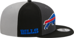 Men's Buffalo Bills New Era Black/Gray 2023 Sideline 9FIFTY Snapback Hat