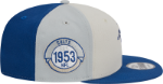 Men's Indianapolis Colts  New Era Cream/Green 2023 Sideline Historic 9FIFTY Snapback Hat