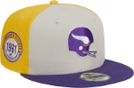 Men's Minnesota Vikings New Era Cream/Purple 2023 Sideline Historic 9FIFTY Snapback Hat