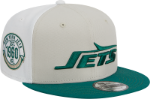 Men's New York Jets New Era Cream/Kelly Green 2023 Sideline Historic 9FIFTY Snapback Hat