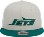Men's New York Jets New Era Cream/Kelly Green 2023 Sideline Historic 9FIFTY Snapback Hat