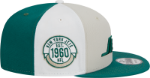 Men's New York Jets New Era Cream/Kelly Green 2023 Sideline Historic 9FIFTY Snapback Hat