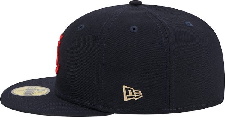 Men's St. Louis Cardinals Laurel New Era Red Sidepatch 59FIFTY Fitted Hat
