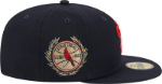 Men's St. Louis Cardinals Laurel New Era Red Sidepatch 59FIFTY Fitted Hat