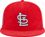 Men's St. Louis Cardinals Red Vintage Corduroy 59FIFTY Fitted Hat