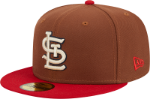 New Era St. Louis Cardinals Men's Brown Harvest Side Patch 59Fifty Fitted Hat