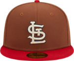 New Era St. Louis Cardinals Men's Brown Harvest Side Patch 59Fifty Fitted Hat