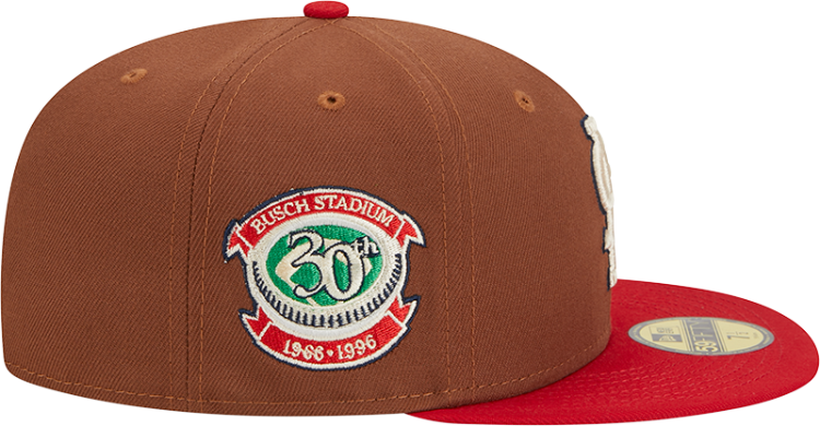 New Era St. Louis Cardinals Men's Brown Harvest Side Patch 59Fifty Fitted Hat image 5