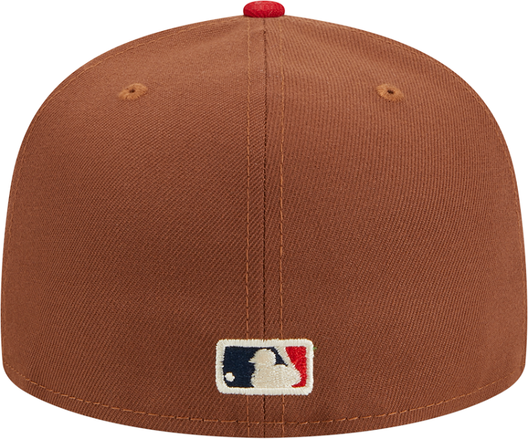 New Era St. Louis Cardinals Men's Brown Harvest Side Patch 59Fifty Fitted Hat image 6