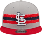 Men's St. Louis Cardinals STL New Era Gray/Red Band 9FIFTY Snapback Hat