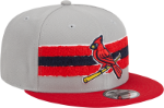 Men's St. Louis Cardinals Bird New Era Gray/Red Band 9FIFTY Snapback Hat